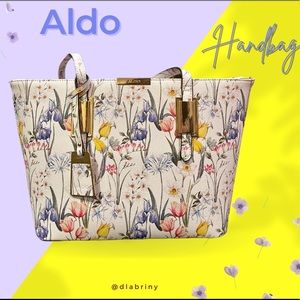 Beautiful Aldo flower print tote bag, Like new without tags.